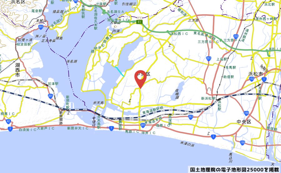 丸和商店の地図