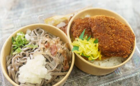 越前おろしそば＆ソースカツ丼