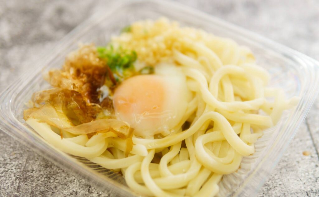 温玉ぶっかけうどん開封後