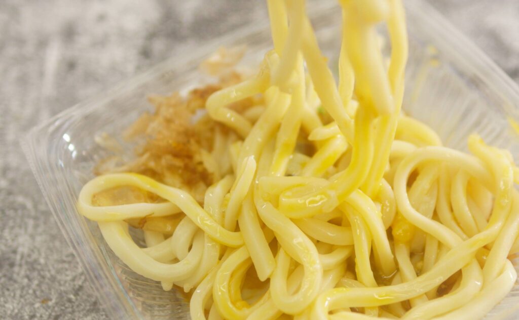 温玉ぶっかけうどんのうどん